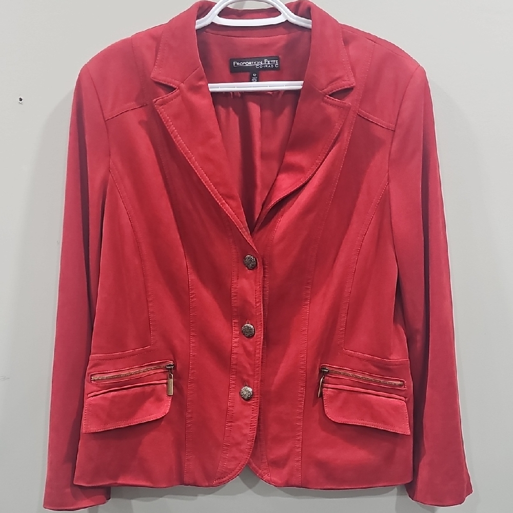 Proportion Petite Red Blazer